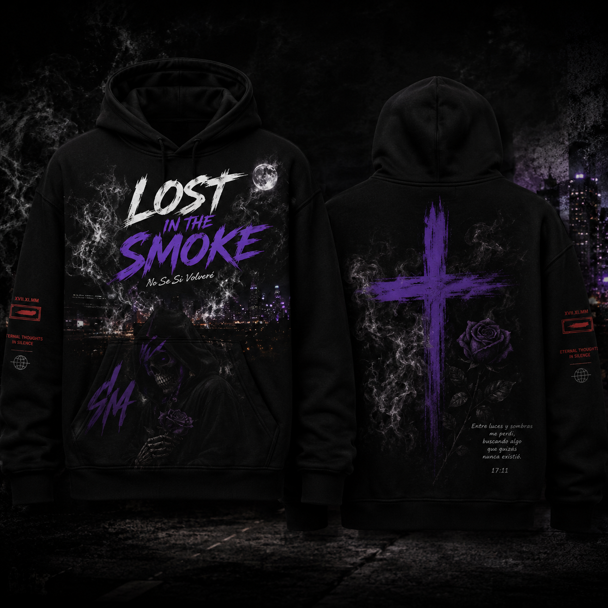 Santa Muerte Flaquita Hoodie